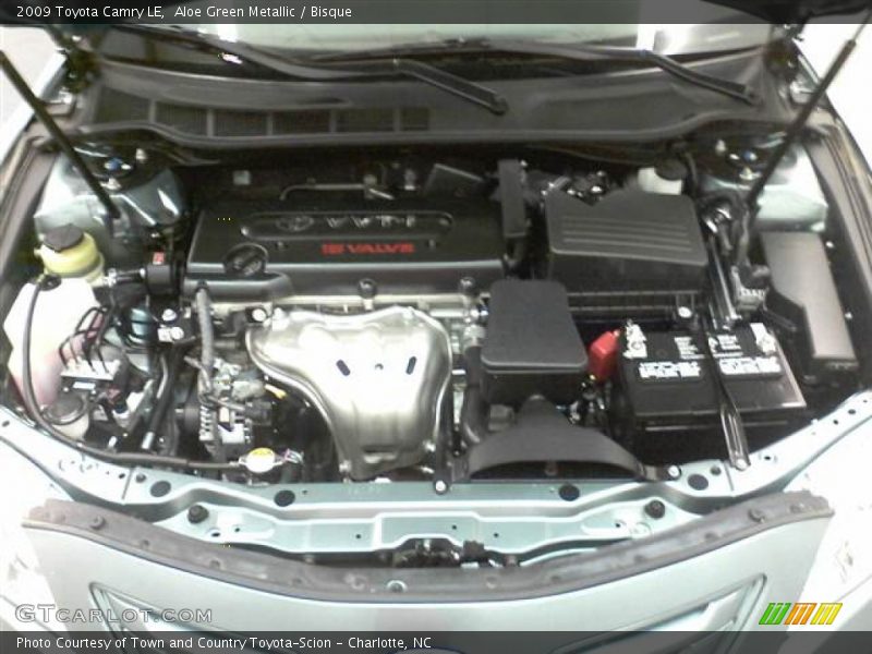 Aloe Green Metallic / Bisque 2009 Toyota Camry LE