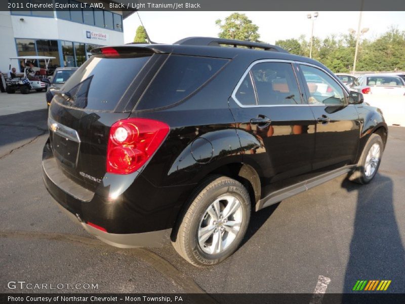 Black / Light Titanium/Jet Black 2011 Chevrolet Equinox LT AWD