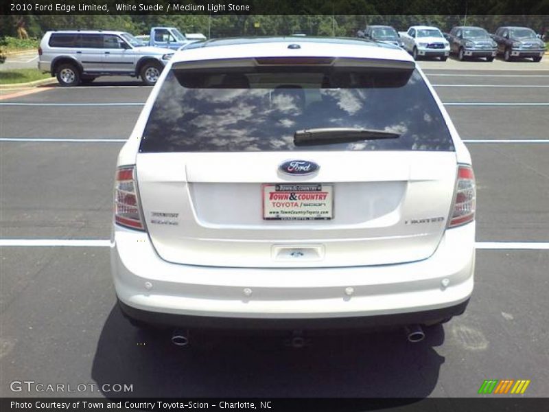 White Suede / Medium Light Stone 2010 Ford Edge Limited