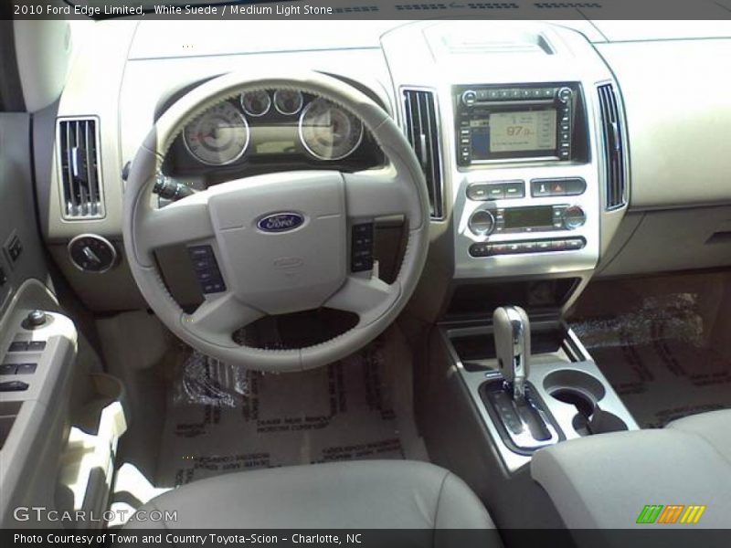 White Suede / Medium Light Stone 2010 Ford Edge Limited