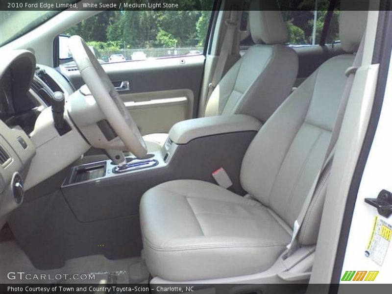 White Suede / Medium Light Stone 2010 Ford Edge Limited