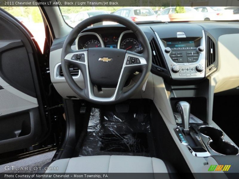 Black / Light Titanium/Jet Black 2011 Chevrolet Equinox LT AWD