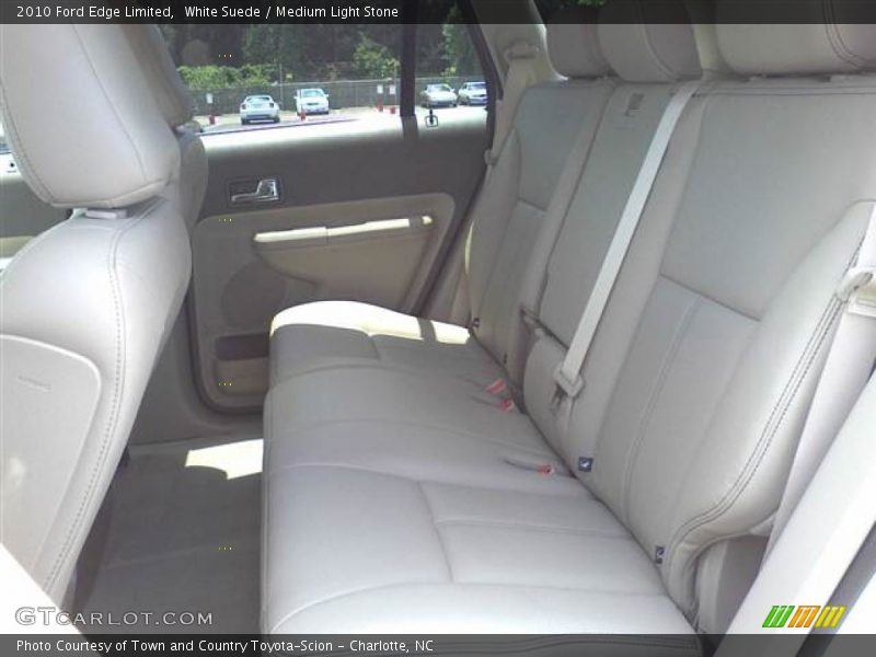 White Suede / Medium Light Stone 2010 Ford Edge Limited