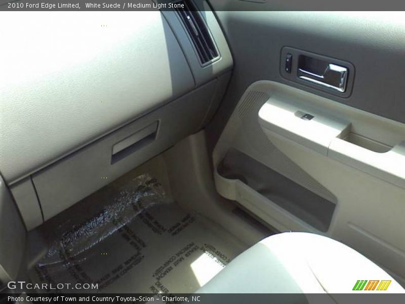 White Suede / Medium Light Stone 2010 Ford Edge Limited