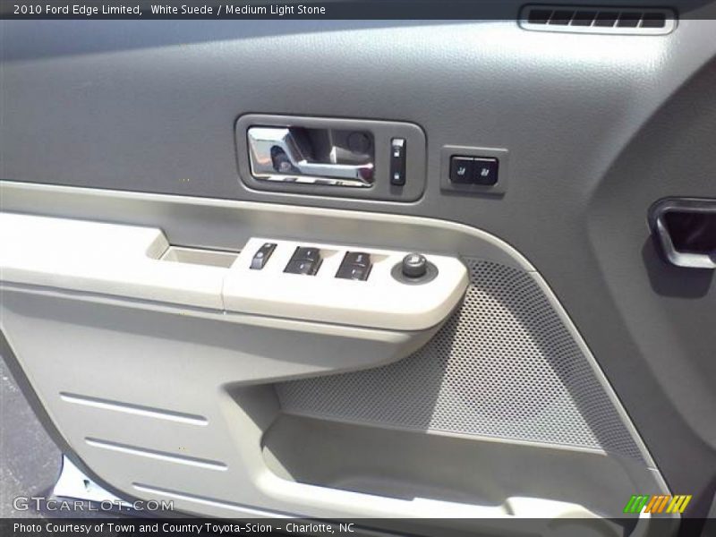 White Suede / Medium Light Stone 2010 Ford Edge Limited