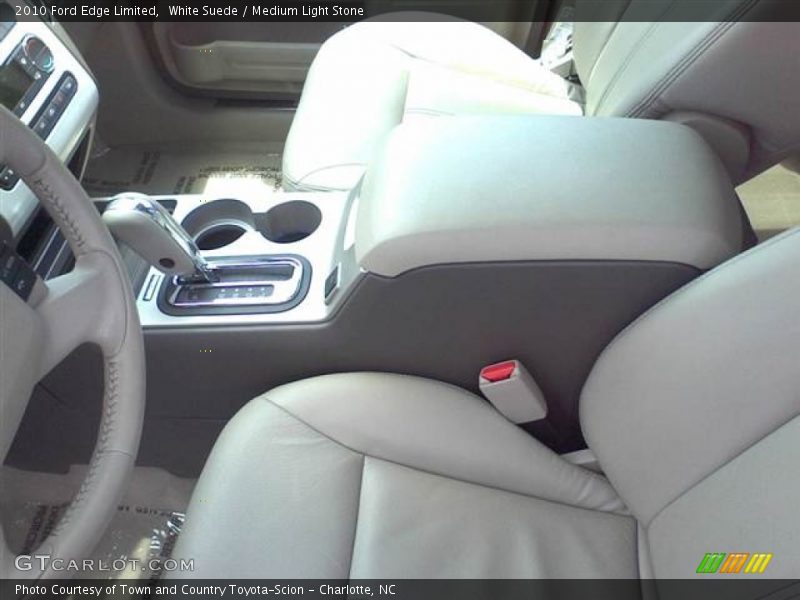 White Suede / Medium Light Stone 2010 Ford Edge Limited