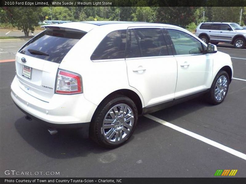 White Suede / Medium Light Stone 2010 Ford Edge Limited