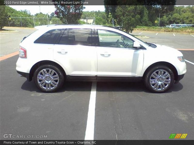 White Suede / Medium Light Stone 2010 Ford Edge Limited