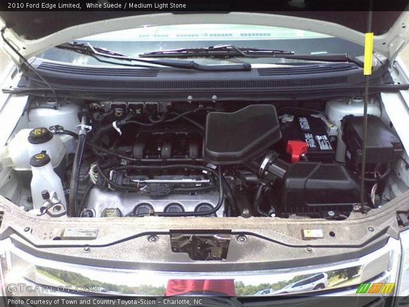 White Suede / Medium Light Stone 2010 Ford Edge Limited