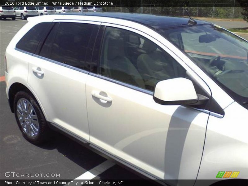 White Suede / Medium Light Stone 2010 Ford Edge Limited