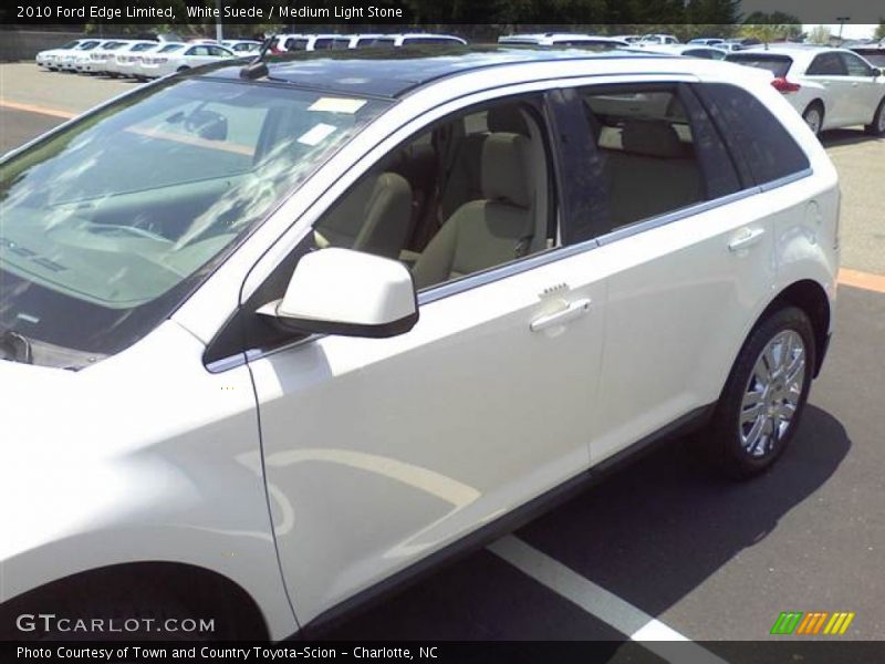 White Suede / Medium Light Stone 2010 Ford Edge Limited