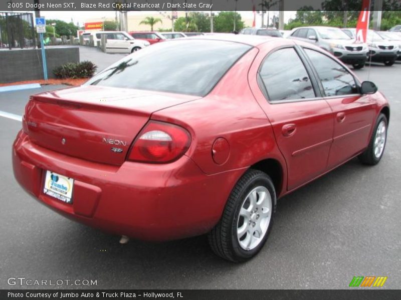 Blaze Red Crystal Pearlcoat / Dark Slate Gray 2005 Dodge Neon SXT