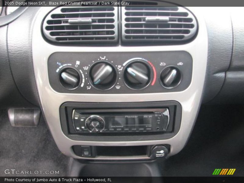 Blaze Red Crystal Pearlcoat / Dark Slate Gray 2005 Dodge Neon SXT