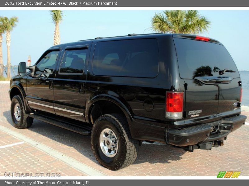 Black / Medium Parchment 2003 Ford Excursion Limited 4x4