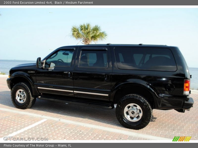Black / Medium Parchment 2003 Ford Excursion Limited 4x4