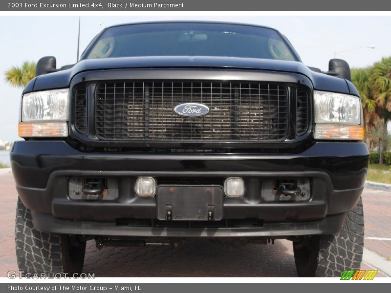 Black / Medium Parchment 2003 Ford Excursion Limited 4x4