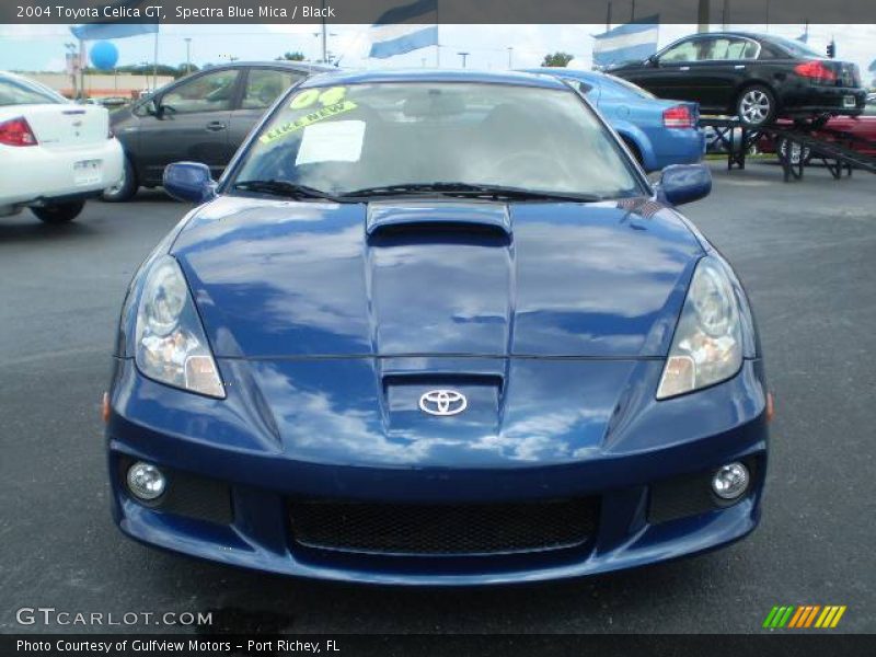 Spectra Blue Mica / Black 2004 Toyota Celica GT