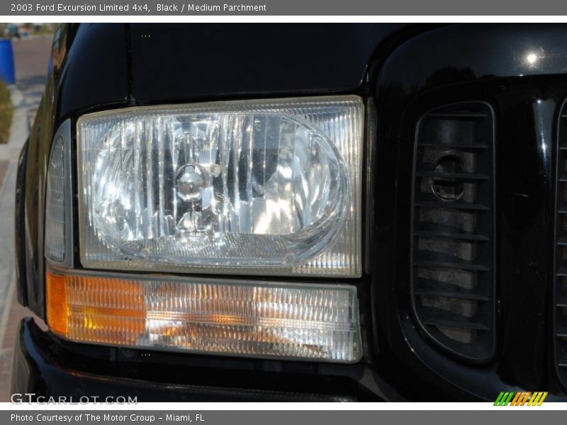 Black / Medium Parchment 2003 Ford Excursion Limited 4x4