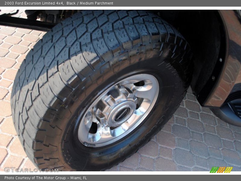 Black / Medium Parchment 2003 Ford Excursion Limited 4x4