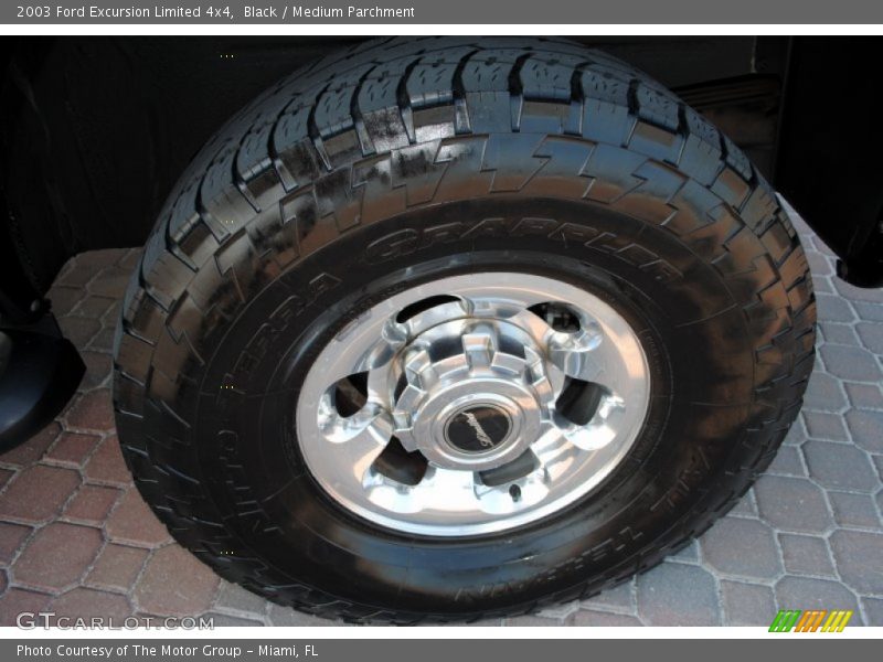 Black / Medium Parchment 2003 Ford Excursion Limited 4x4