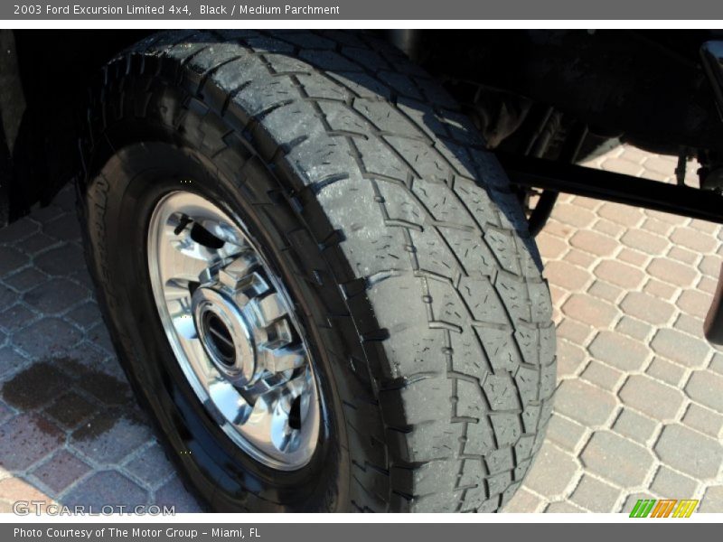 Black / Medium Parchment 2003 Ford Excursion Limited 4x4