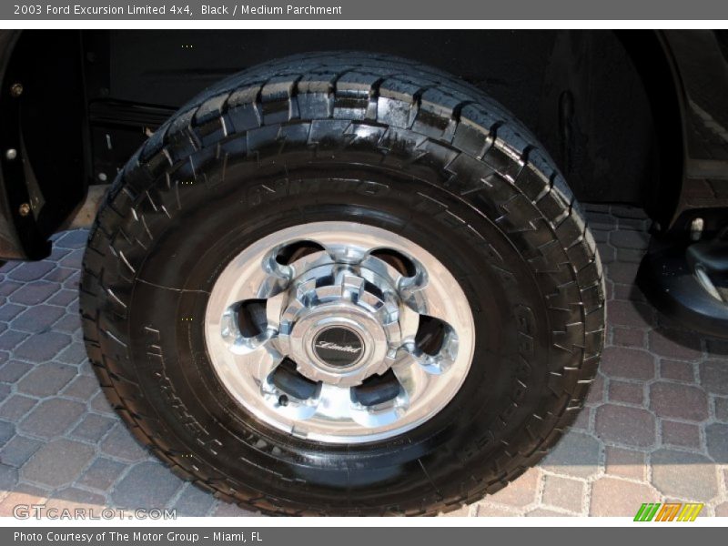 Black / Medium Parchment 2003 Ford Excursion Limited 4x4