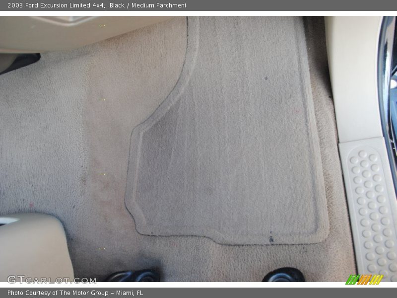 Black / Medium Parchment 2003 Ford Excursion Limited 4x4