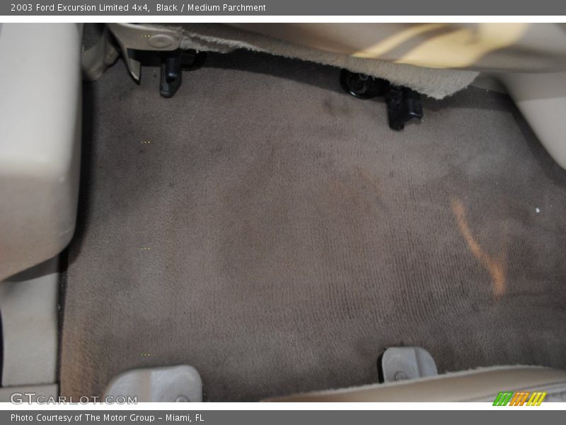 Black / Medium Parchment 2003 Ford Excursion Limited 4x4