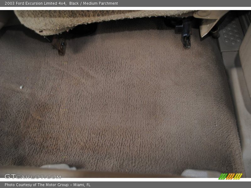 Black / Medium Parchment 2003 Ford Excursion Limited 4x4