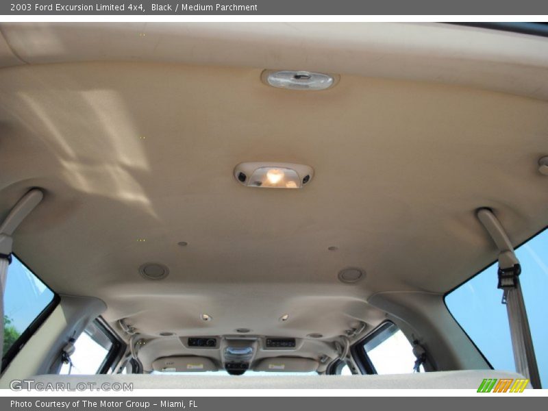 Black / Medium Parchment 2003 Ford Excursion Limited 4x4
