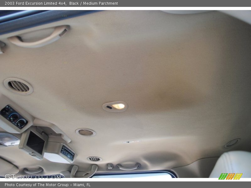 Black / Medium Parchment 2003 Ford Excursion Limited 4x4