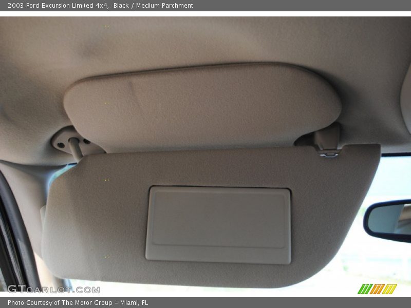 Black / Medium Parchment 2003 Ford Excursion Limited 4x4