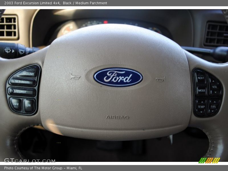 Black / Medium Parchment 2003 Ford Excursion Limited 4x4