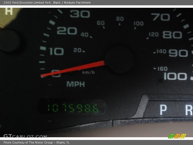 Black / Medium Parchment 2003 Ford Excursion Limited 4x4