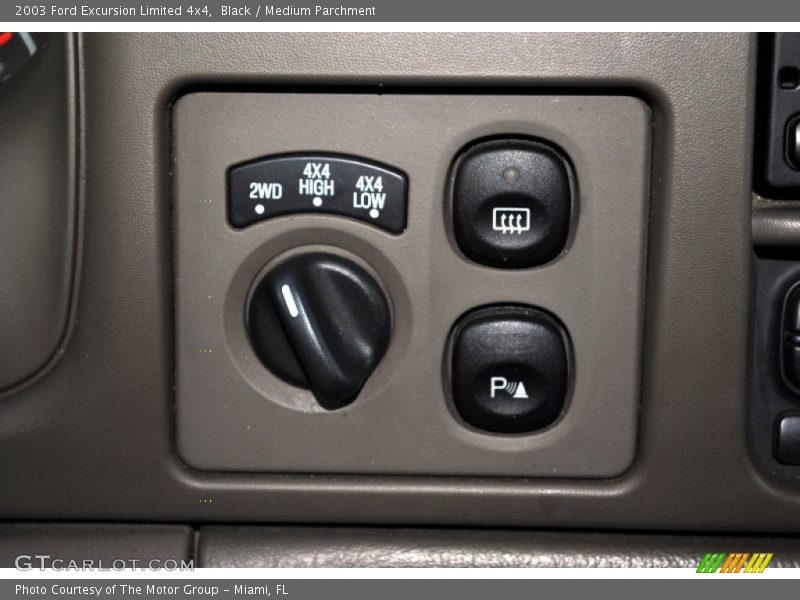Controls of 2003 Excursion Limited 4x4