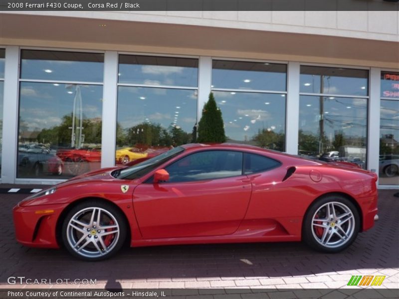 Corsa Red / Black 2008 Ferrari F430 Coupe