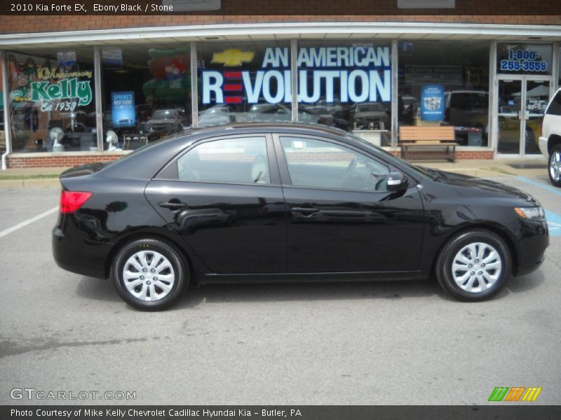 Ebony Black / Stone 2010 Kia Forte EX