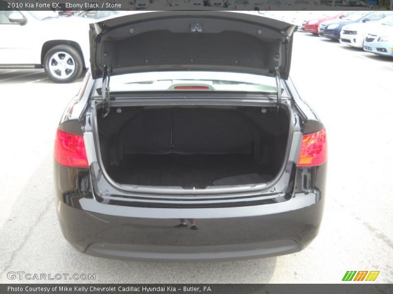 Ebony Black / Stone 2010 Kia Forte EX