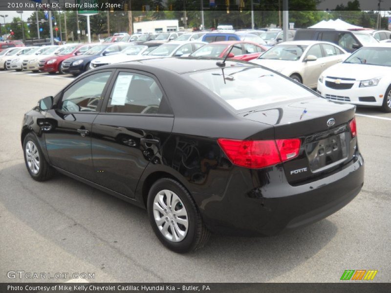 Ebony Black / Stone 2010 Kia Forte EX