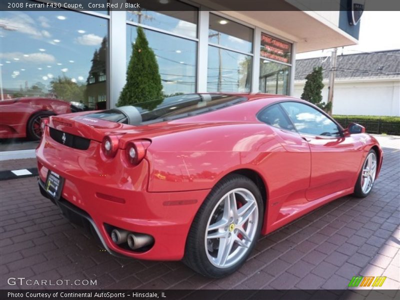 Corsa Red / Black 2008 Ferrari F430 Coupe