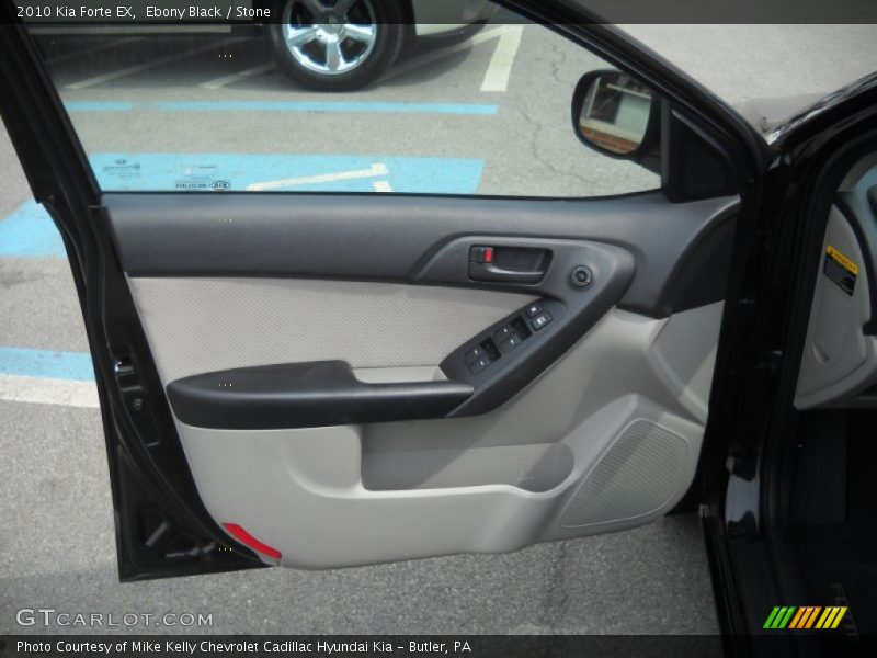Ebony Black / Stone 2010 Kia Forte EX
