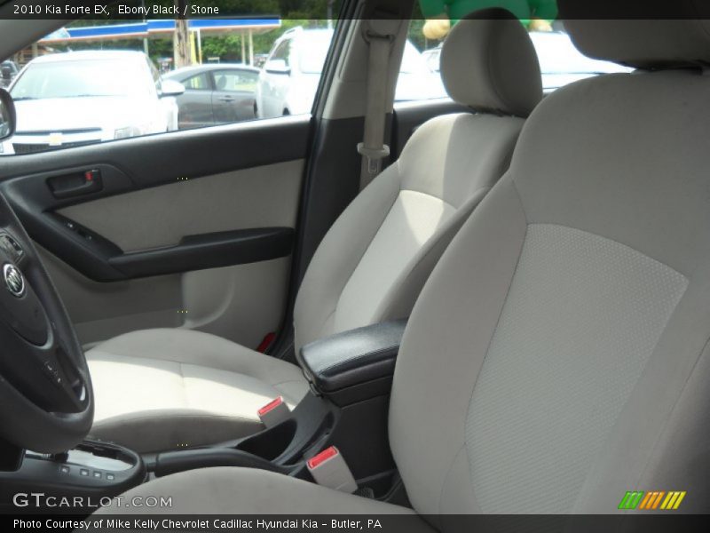 Ebony Black / Stone 2010 Kia Forte EX
