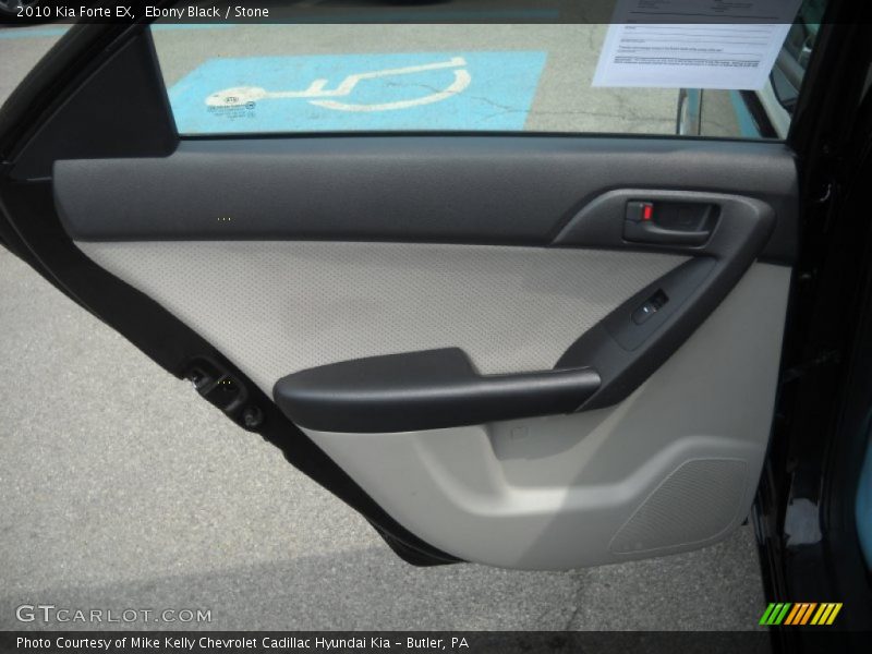 Ebony Black / Stone 2010 Kia Forte EX