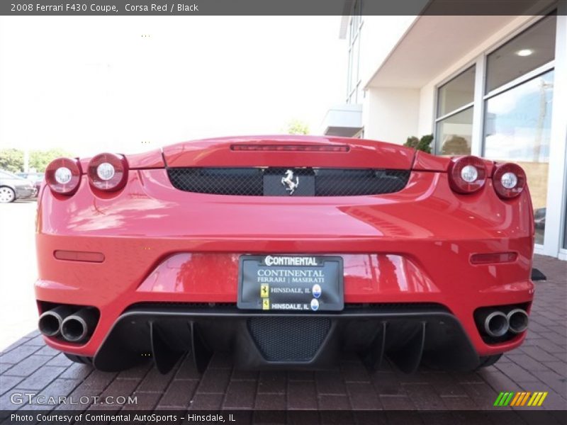 Corsa Red / Black 2008 Ferrari F430 Coupe