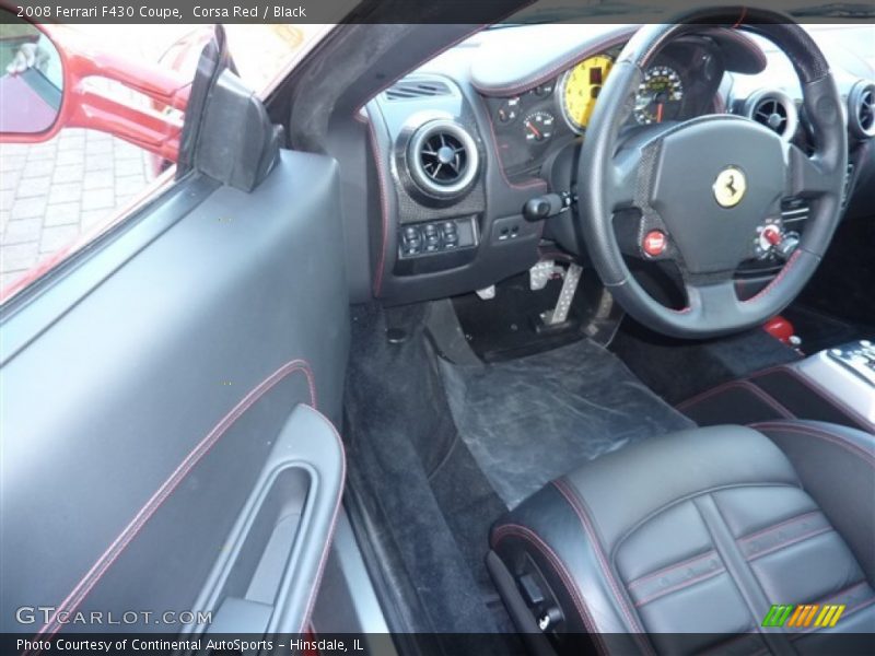 Corsa Red / Black 2008 Ferrari F430 Coupe