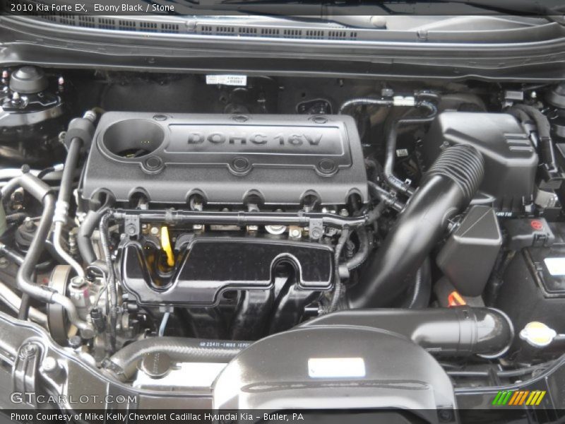 Ebony Black / Stone 2010 Kia Forte EX