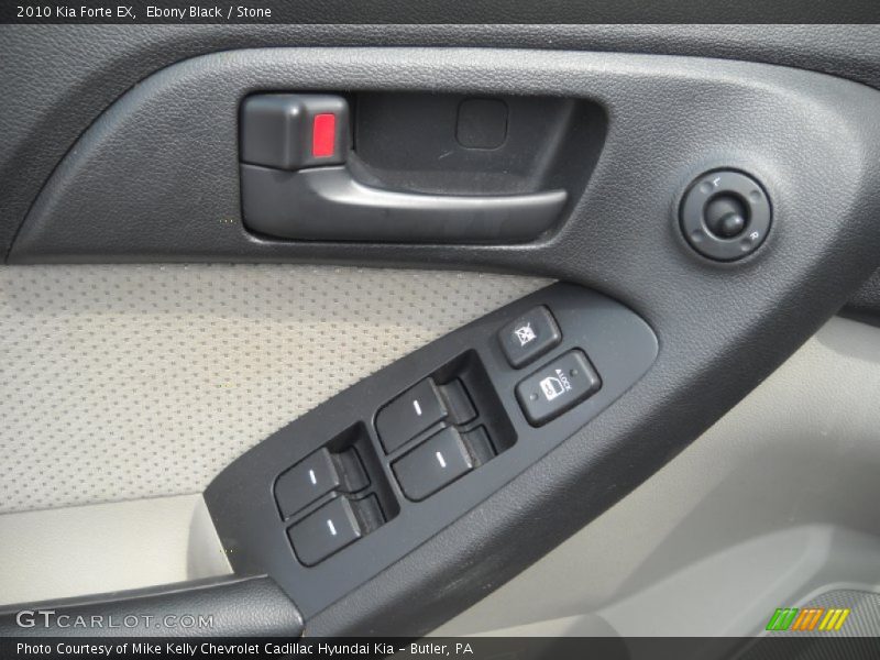 Ebony Black / Stone 2010 Kia Forte EX