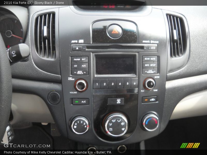 Ebony Black / Stone 2010 Kia Forte EX