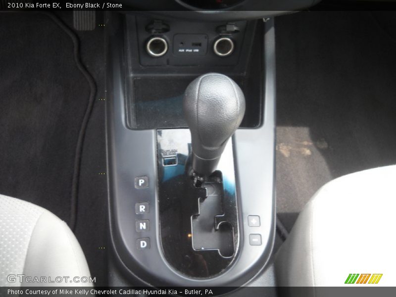 Ebony Black / Stone 2010 Kia Forte EX