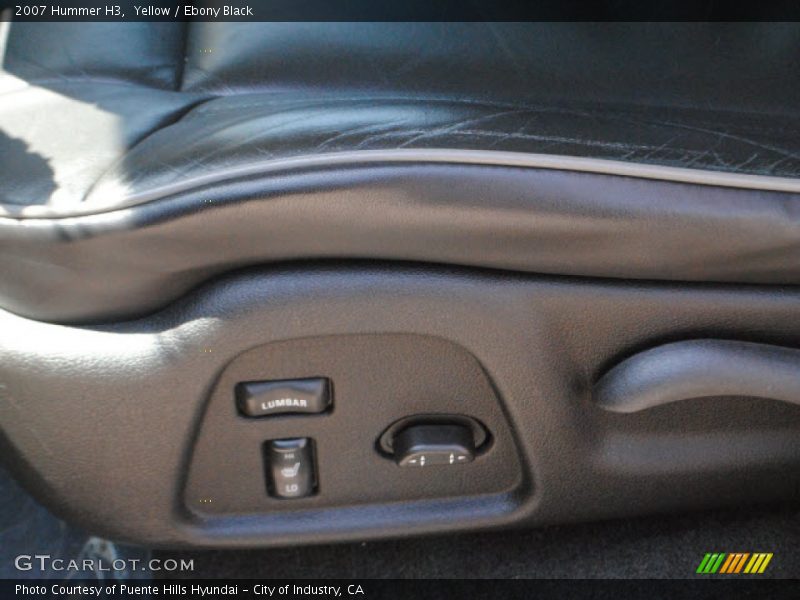 Yellow / Ebony Black 2007 Hummer H3